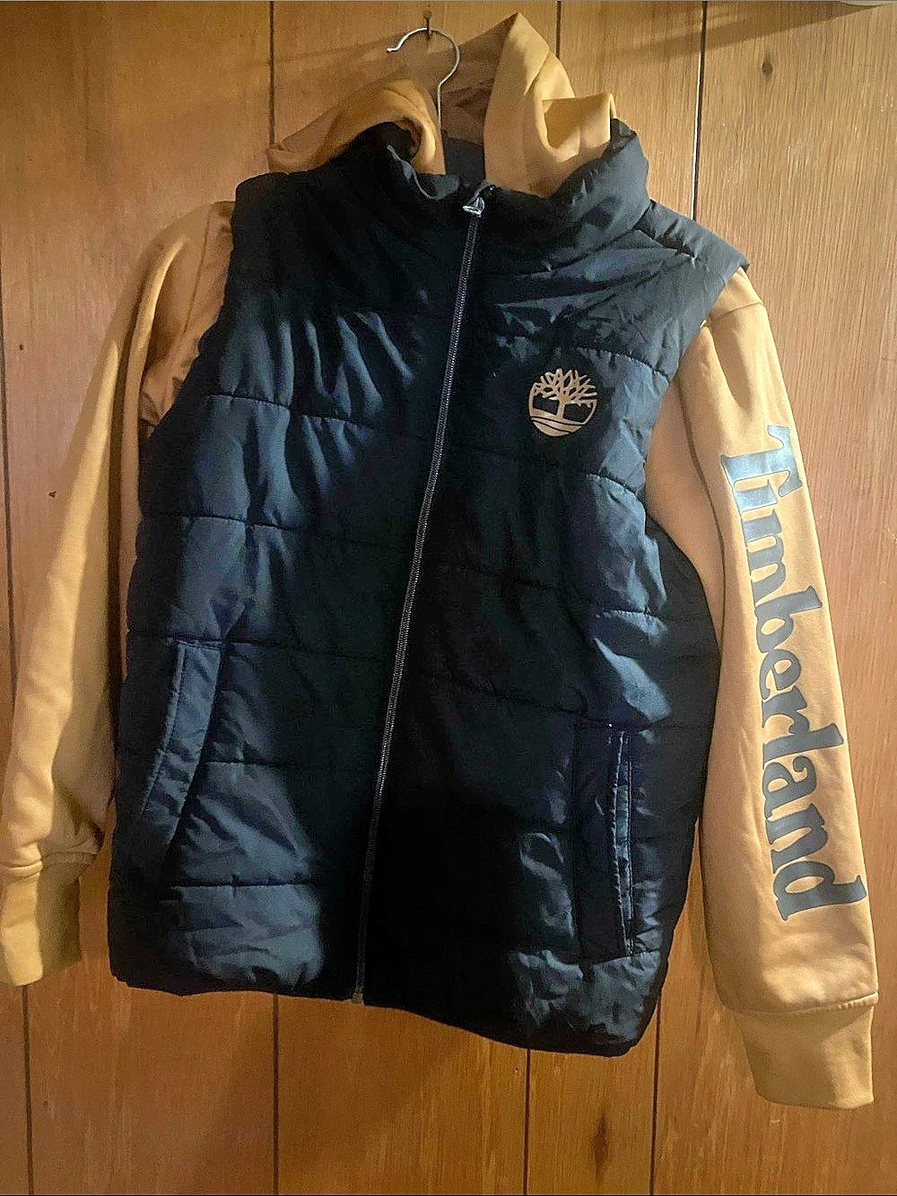 Timberland Reversible-Style Puffer Vest Jacket Size Medium
